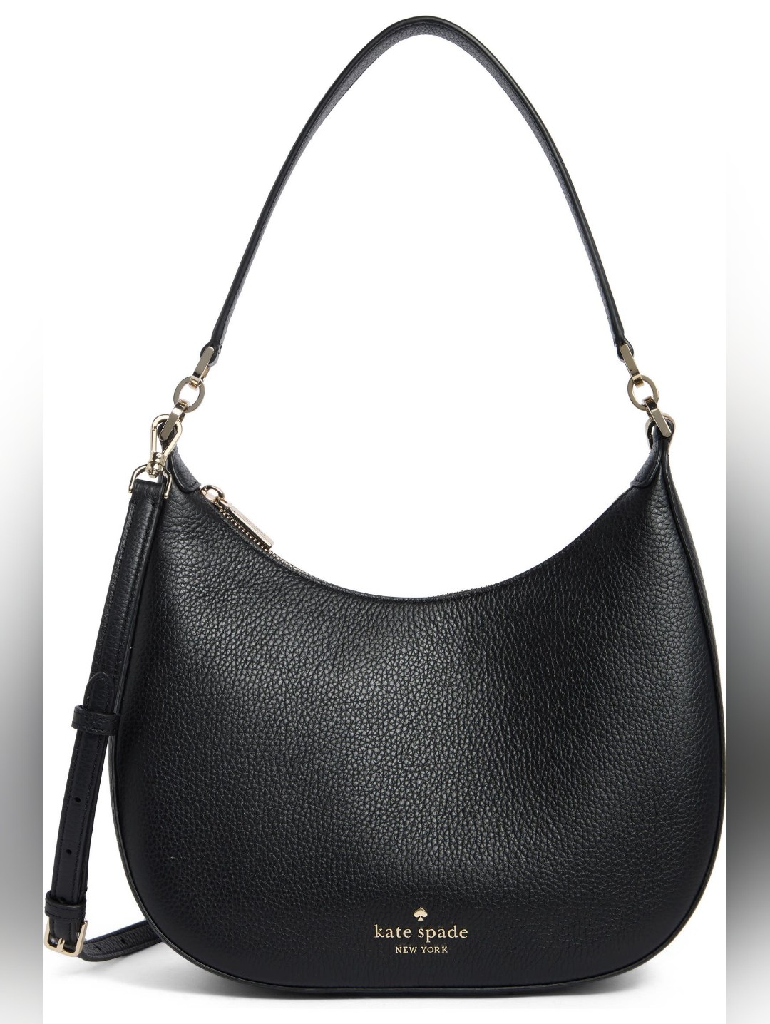 Kate Spade New York Janie Pebbled Leather Shoulder Bag Nwt Authentic